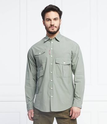 Dsquared2 - Koszula męska casual ze sklepu: Gomez Fashion Store w kategorii: Koszule męskie - zdjęcie 874714-BD9-10338_DQ221M000041129