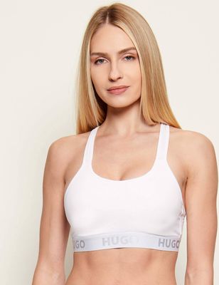 Biustonosz bez wzorów w sportowym stylu Hugo Bodywear ze sklepu: Gomez Fashion Store w kategorii: Biustonosze - zdjęcie 874714-BD9-10338_BU222W000029100