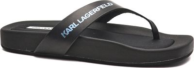 Klapki damskie na wiosnę Karl Lagerfeld ze sklepu: Gomez Fashion Store w kategorii: Klapki damskie - zdjęcie 874714-BD9-10338_KL222W000032000
