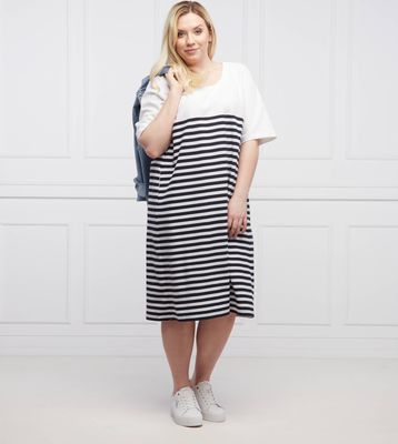 Sukienka casual Persona by Marina Rinaldi ze sklepu: Gomez Fashion Store w kategorii: Sukienki - zdjęcie 874714-BD9-10338_SO221W000004080