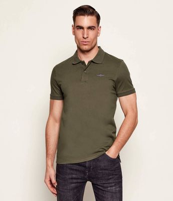 T-shirt męski na wiosnę casualowy Aeronautica Militare ze sklepu: Gomez Fashion Store w kategorii: T-shirty męskie - zdjęcie 874714-BD9-10338_AM222M000085020