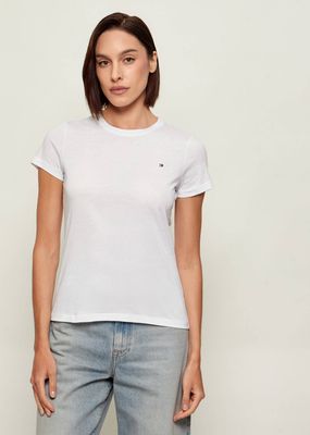 Bluzka damska wiosenna Tommy Hilfiger ze sklepu: Gomez Fashion Store w kategorii: Bluzki damskie - zdjęcie 874714-BD9-10338_TH222W000105100