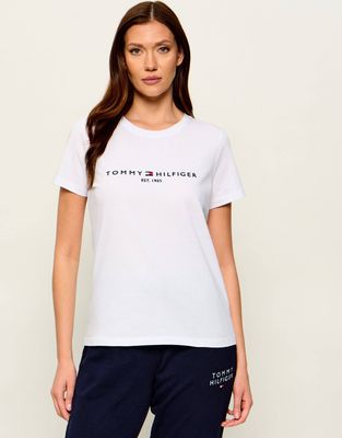 Bluzka damska na wiosnę Tommy Hilfiger ze sklepu: Gomez Fashion Store w kategorii: Bluzki damskie - zdjęcie 874714-BD9-10338_TH222W000112D96