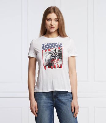 Bluzka damska w stylu młodzieżowym Guess ze sklepu: Gomez Fashion Store w kategorii: Bluzki damskie - zdjęcie 874714-BD9-10338_GJ222W000053F11