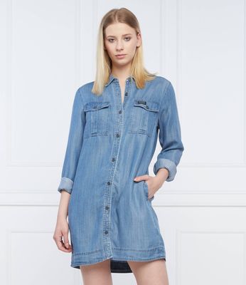 Sukienka wiosenna Superdry ze sklepu: Gomez Fashion Store w kategorii: Sukienki - zdjęcie 874714-BD9-10338_SD222W000026116