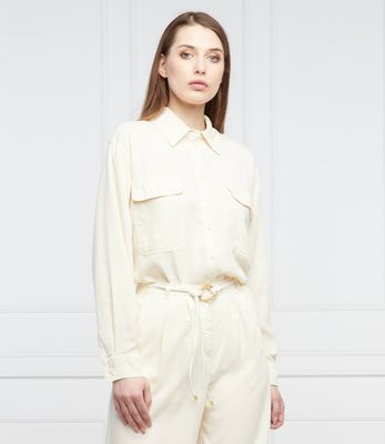 Patrizia Pepe - Koszula damska elegancka ze sklepu: Gomez Fashion Store w kategorii: Koszule damskie - zdjęcie 874714-BD9-10338_PK222W000059120
