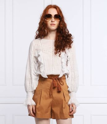 Bluzka damska elegancka Patrizia Pepe ze sklepu: Gomez Fashion Store w kategorii: Bluzki damskie - zdjęcie 874714-BD9-10338_PK222W000063126