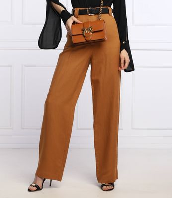Spodnie damskie eleganckie Patrizia Pepe ze sklepu: Gomez Fashion Store w kategorii: Spodnie damskie - zdjęcie 874714-BD9-10338_PK222W000092125