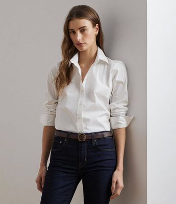Koszula damska casual LAUREN RALPH LAUREN ze sklepu: Gomez Fashion Store w kategorii: Koszule damskie - zdjęcie 874714-BD9-10338_RL221W000057B62