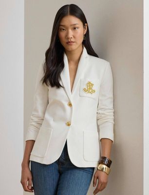 Marynarka z koronką LAUREN RALPH LAUREN ze sklepu: Gomez Fashion Store w kategorii: Marynarki damskie - zdjęcie 874714-BD9-10338_RL221W000059B62
