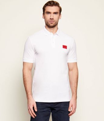 T-shirt męski na wiosnę HUGO ze sklepu: Gomez Fashion Store w kategorii: T-shirty męskie - zdjęcie 874714-BD9-10338_BU222M000115100