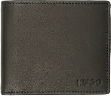 HUGO - Portfel męski gładki ze sklepu: Gomez Fashion Store w kategorii: Portfele męskie - zdjęcie 874714-BD9-10338_BU222M000219001