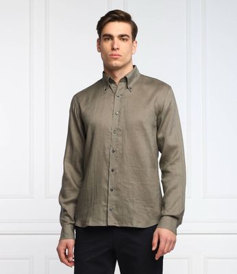 Koszula męska jesienna casual Oscar Jacobson ze sklepu: Gomez Fashion Store w kategorii: Koszule męskie - zdjęcie 874714-BD9-10338_OJ222M000002005
