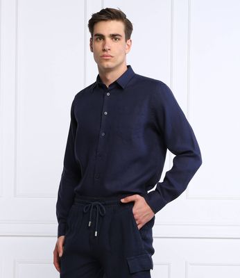 Koszula męska Vilebrequin ze sklepu: Gomez Fashion Store w kategorii: Koszule męskie - zdjęcie 874714-BD9-10338_VI222M000031390