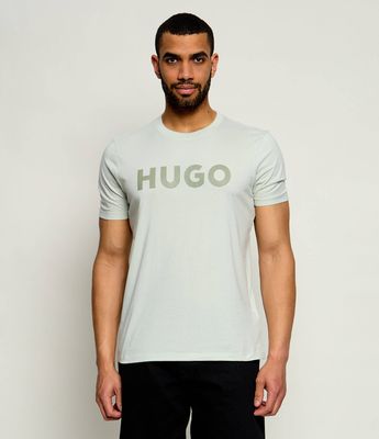 T-shirt męski na lato HUGO ze sklepu: Gomez Fashion Store w kategorii: T-shirty męskie - zdjęcie 874714-BD9-10338_BU224M000060331