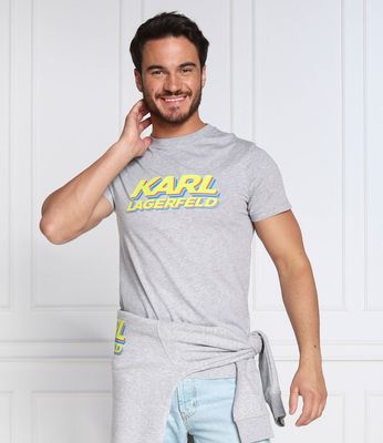 T-shirt męski casual na wiosnę Karl Lagerfeld ze sklepu: Gomez Fashion Store w kategorii: T-shirty męskie - zdjęcie 874714-BD9-10338_KL224M000028941
