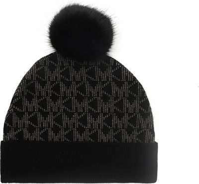 Michael Kors - Czapka zimowa damska casual ze sklepu: Gomez Fashion Store w kategorii: Czapki zimowe damskie - zdjęcie 874714-BD9-10338_MK224W000134203