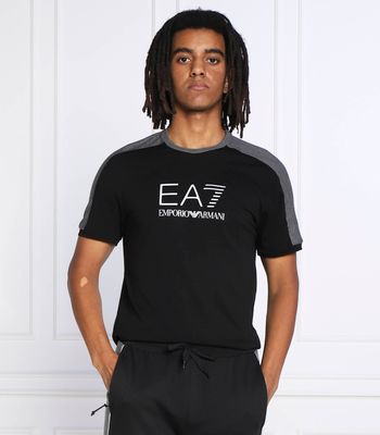 T-shirt męski letni EA7 ze sklepu: Gomez Fashion Store w kategorii: T-shirty męskie - zdjęcie 874714-BD9-10338_E7225M000189012