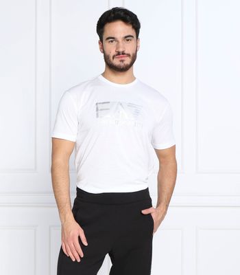 T-shirt męski jesienny EA7 ze sklepu: Gomez Fashion Store w kategorii: T-shirty męskie - zdjęcie 874714-BD9-10338_E7225M000192169