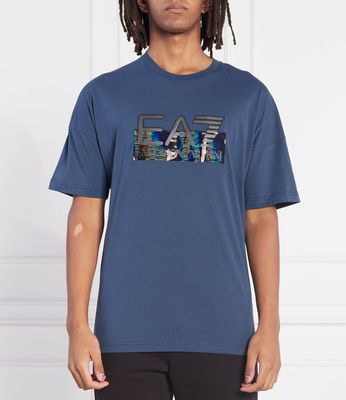 T-shirt męski EA7 ze sklepu: Gomez Fashion Store w kategorii: T-shirty męskie - zdjęcie 874714-BD9-10338_E7225M000201975
