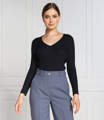 Sweter damski na zimę Emporio Armani ze sklepu: Gomez Fashion Store w kategorii: Swetry damskie - zdjęcie 874714-BD9-10338_EA225W000037926