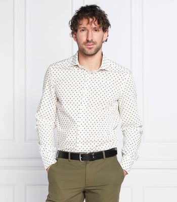 Emporio Armani - Koszula męska na wiosnę ze sklepu: Gomez Fashion Store w kategorii: Koszule męskie - zdjęcie 874714-BD9-10338_EA225M000126614