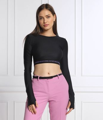 Bluzka damska zimowa Versace Jeans Couture ze sklepu: Gomez Fashion Store w kategorii: Bluzki damskie - zdjęcie 874714-BD9-10338_VR225W000094899