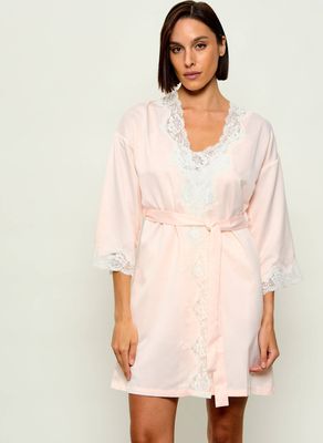 Szlafrok damski casual LAUREN RALPH LAUREN ze sklepu: Gomez Fashion Store w kategorii: Szlafroki damskie - zdjęcie 874714-BD9-10338_RL224W000030BJ1