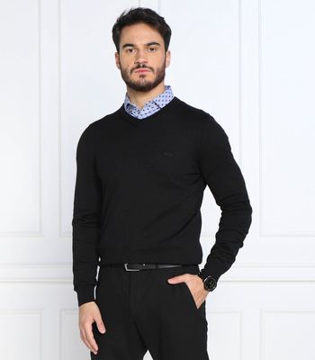 Sweter męski BOSS BLACK ze sklepu: Gomez Fashion Store w kategorii: Swetry męskie - zdjęcie 874714-BD9-10338_BB225M000205001