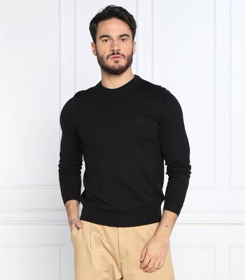 Sweter męski casual BOSS BLACK ze sklepu: Gomez Fashion Store w kategorii: Swetry męskie - zdjęcie 874714-BD9-10338_BB225M000206001