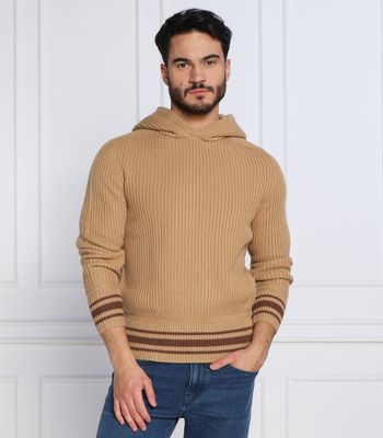 BOSS BLACK - Sweter męski casual ze sklepu: Gomez Fashion Store w kategorii: Swetry męskie - zdjęcie 874714-BD9-10338_BB225M000210260
