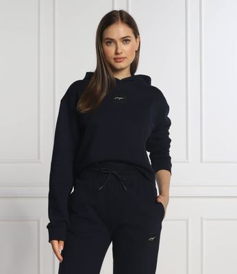 HUGO - Bluza damska jesienna casualowa ze sklepu: Gomez Fashion Store w kategorii: Bluzy damskie - zdjęcie 874714-BD9-10338_BU225W000082408