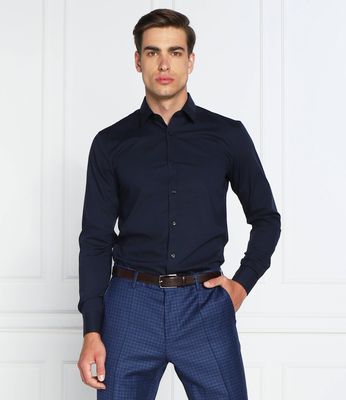 HUGO - Koszula męska casual ze sklepu: Gomez Fashion Store w kategorii: Koszule męskie - zdjęcie 874714-BD9-10338_BU225M000179413