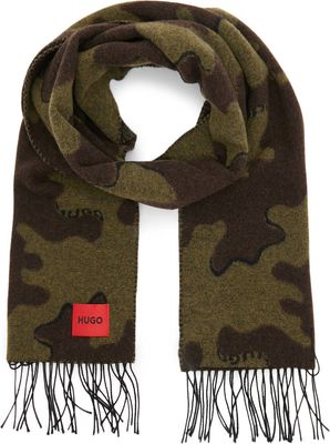HUGO - Szalik na jesień ze sklepu: Gomez Fashion Store w kategorii: Szaliki męskie - zdjęcie 874714-BD9-10338_BU225M000351303