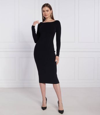 Sukienka casual Elisabetta Franchi ze sklepu: Gomez Fashion Store w kategorii: Sukienki - zdjęcie 874714-BD9-10338_EF225W000032110