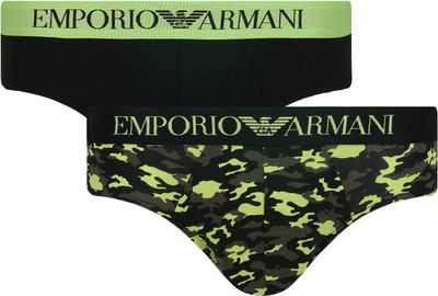 Majtki męskie z napisem Emporio Armani ze sklepu: Gomez Fashion Store w kategorii: Majtki męskie - zdjęcie 874714-BD9-10338_EB225M000066I56