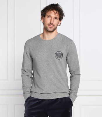 Emporio Armani - Bluza męska bez wzorów ze sklepu: Gomez Fashion Store w kategorii: Bluzy męskie - zdjęcie 874714-BD9-10338_EB225M000075674
