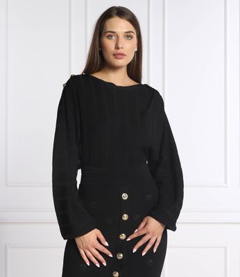 Sweter damski Pinko ze sklepu: Gomez Fashion Store w kategorii: Swetry damskie - zdjęcie 874714-BD9-10338_PI225W000282099