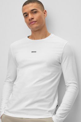 T-shirt męski casualowy BOSS ORANGE ze sklepu: Gomez Fashion Store w kategorii: T-shirty męskie - zdjęcie 874714-BD9-10338_BO225M000062100