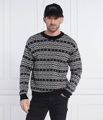 Kenzo - Sweter męski casualowy ze sklepu: Gomez Fashion Store w kategorii: Swetry męskie - zdjęcie 874714-BD9-10338_KE225M000009099
