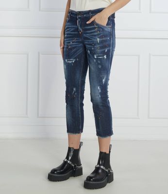 Jeansy damskie na wiosnę Dsquared2 ze sklepu: Gomez Fashion Store w kategorii: Jeansy damskie - zdjęcie 874714-BD9-10338_DQ225W000022470