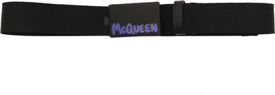 Alexander McQueen - Pasek ze sklepu: Gomez Fashion Store w kategorii: Paski męskie - zdjęcie 874714-BD9-10338_AQ225M000025063