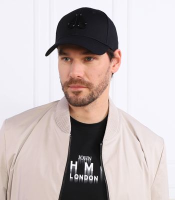 Czapka z daszkiem męska casual na wiosnę Moose Knuckles ze sklepu: Gomez Fashion Store w kategorii: Czapki z daszkiem męskie - zdjęcie 874714-BD9-10338_MN225M000006112