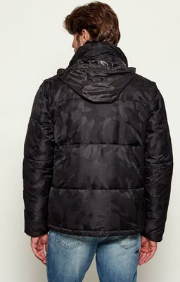 Kurtka męska na zimę Karl Lagerfeld ze sklepu: Gomez Fashion Store w kategorii: Kurtki męskie - zdjęcie 874714-BD9-10338_KL225M000210990