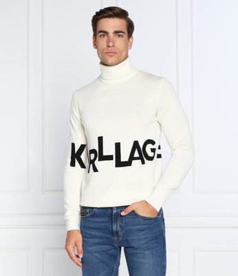 Sweter męski Karl Lagerfeld ze sklepu: Gomez Fashion Store w kategorii: Swetry męskie - zdjęcie 874714-BD9-10338_KL225M000218334