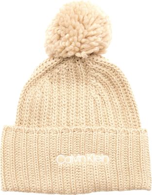 Calvin Klein - Czapka zimowa damska na jesień ze sklepu: Gomez Fashion Store w kategorii: Czapki zimowe damskie - zdjęcie 874714-BD9-10338_CK225W000072C03