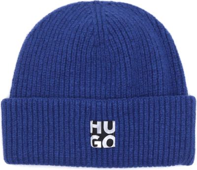 HUGO - Czapka zimowa damska jesienny ze sklepu: Gomez Fashion Store w kategorii: Czapki zimowe damskie - zdjęcie 874714-BD9-10338_BU225W000150422