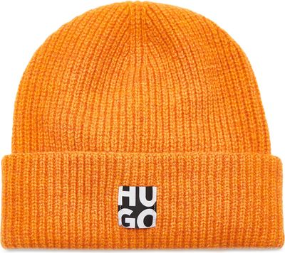 Czapka zimowa damska zimowy HUGO ze sklepu: Gomez Fashion Store w kategorii: Czapki zimowe damskie - zdjęcie 874714-BD9-10338_BU225W000150810