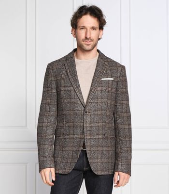 Marynarka męska bez wzorów Joop! ze sklepu: Gomez Fashion Store w kategorii: Marynarki męskie - zdjęcie 874714-BD9-10338_JC225M000094020