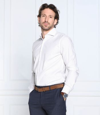 Koszula męska casualowa Joop! ze sklepu: Gomez Fashion Store w kategorii: Koszule męskie - zdjęcie 874714-BD9-10338_JC225M000095100